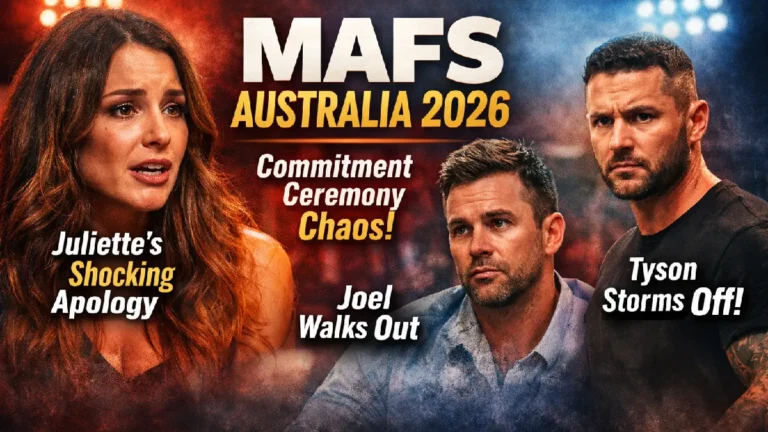 MAFS Australia 2026 Commitment Ceremony Drama