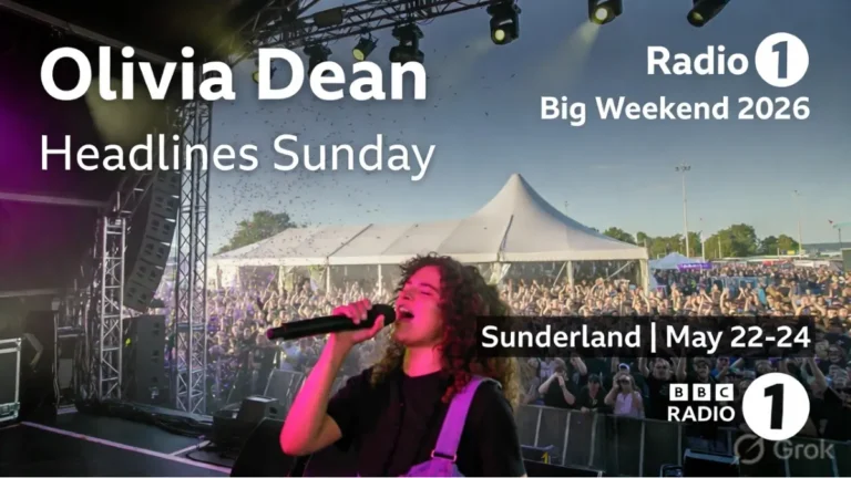 Olivia Dean to Headline Radio 1 Big Weekend Sunday
