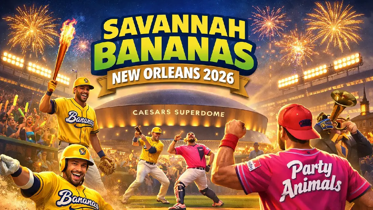 savannah bananas new orleans 2026