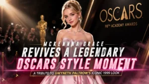 McKenna Grace’s Oscars Look Brings Back a Fashion Icon