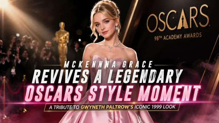 McKenna Grace’s Oscars Look Brings Back a Fashion Icon